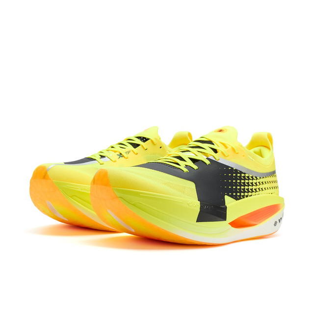 Xtep Xtep 160X8.0 ULTRA - Neon Bright Yellow/Black - view 3