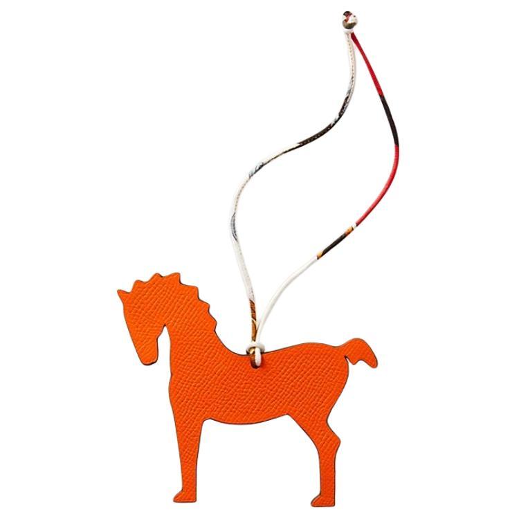 Hermes Hermes Silk Silk Twill Pendants Unisex Orange/Yellow/Blue
