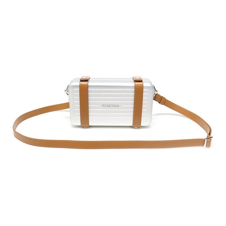Rimowa RIMOWA Personal Aluminum Magnesium Alloy Material Shoulder Bag, Crossbody Bag Unisex Silver