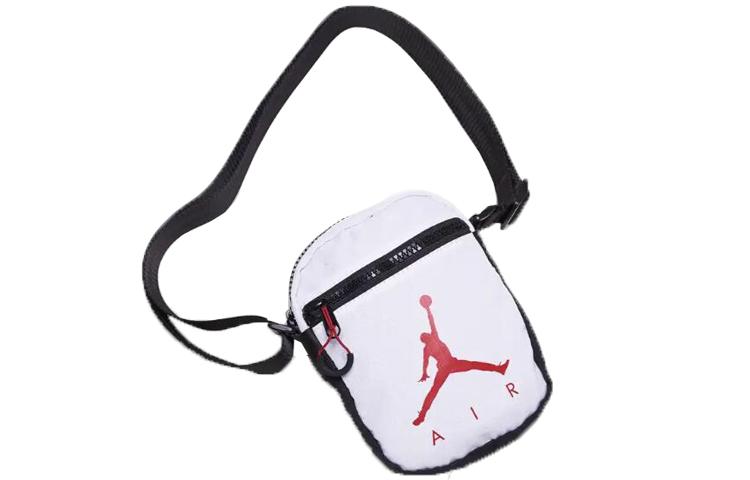 Jordan Jordan Polyester Cell Phone Pouch Shoulder Bag Crossbody Bag Regular Unisex White