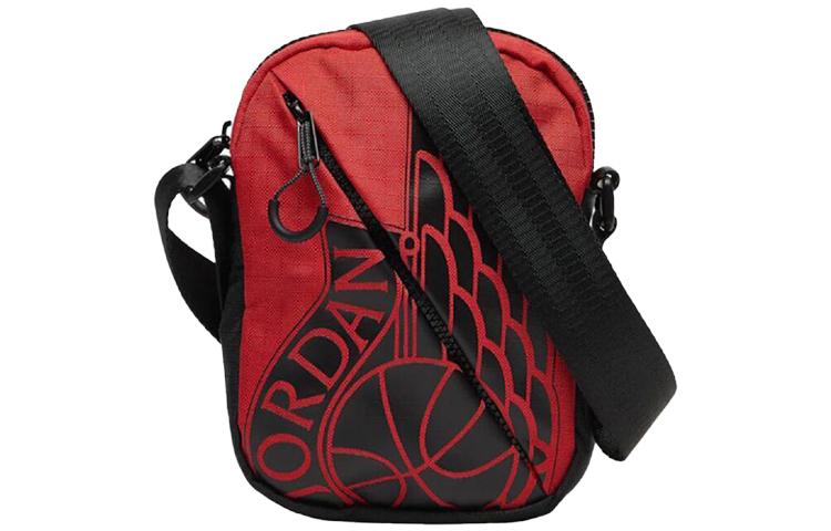 Jordan Jordan Nylon Fabric Cell Phone Pouch Shoulder Bag Crossbody Bag Regular Unisex Red
