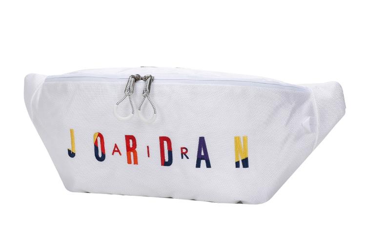 Jordan Jordan Polyester Crossbody Bags Fanny Pack Regular Unisex White