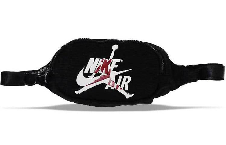 Jordan Jordan Polyester Crossbody Bags Fanny Pack Regular Unisex Black