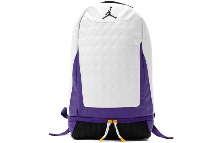 Jordan Jordan Polyester Laptop Bags Basketball Bags Backpack Unisex Lakers Color Scheme/Purple Gold