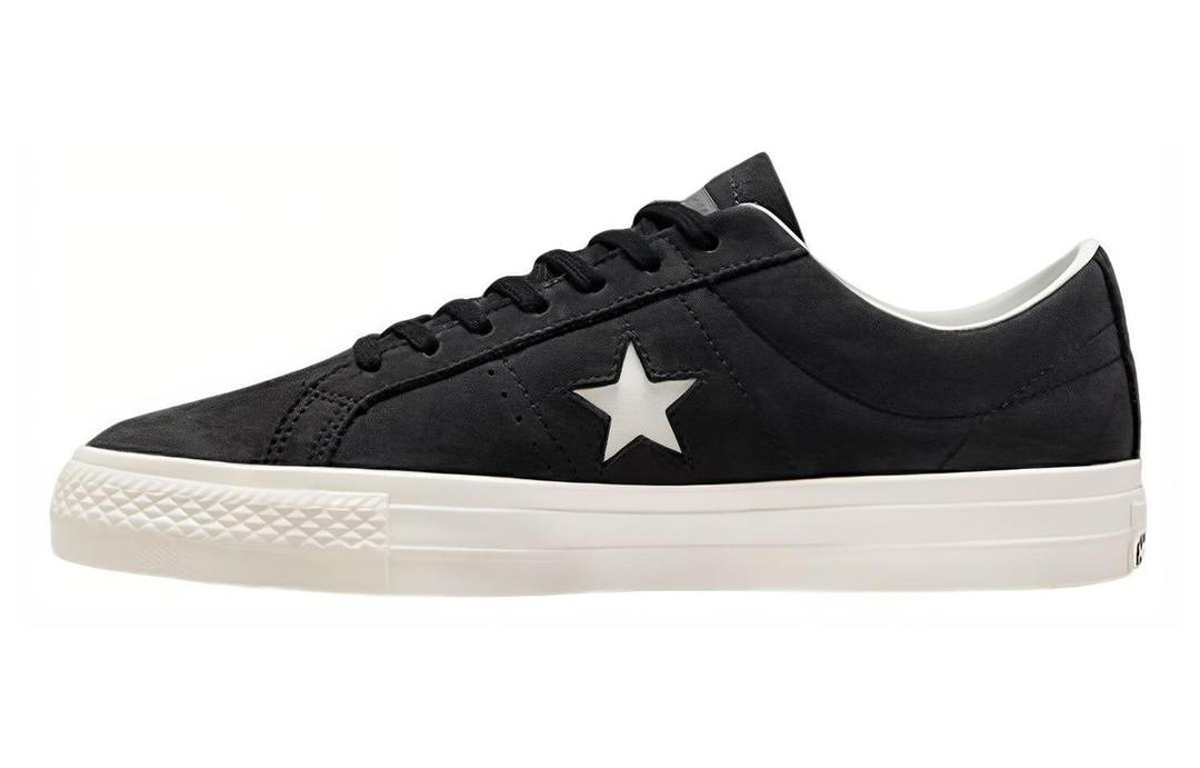 Converse Converse One Star Anti Slip And Wear Resistant Lightweight Low Top Skateboard Shoes Unisex Black