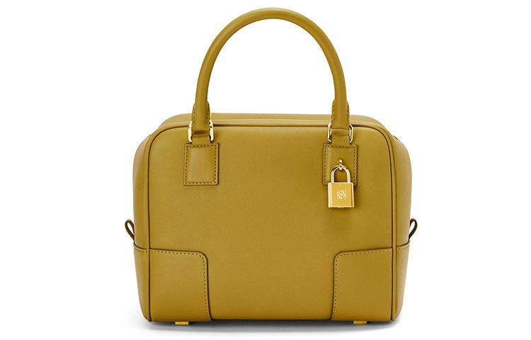 Loewe Loewe Amazona Nappa Cow Leather Handbag Shoulder Bag Crossbody Bag Mini Women's Tawny