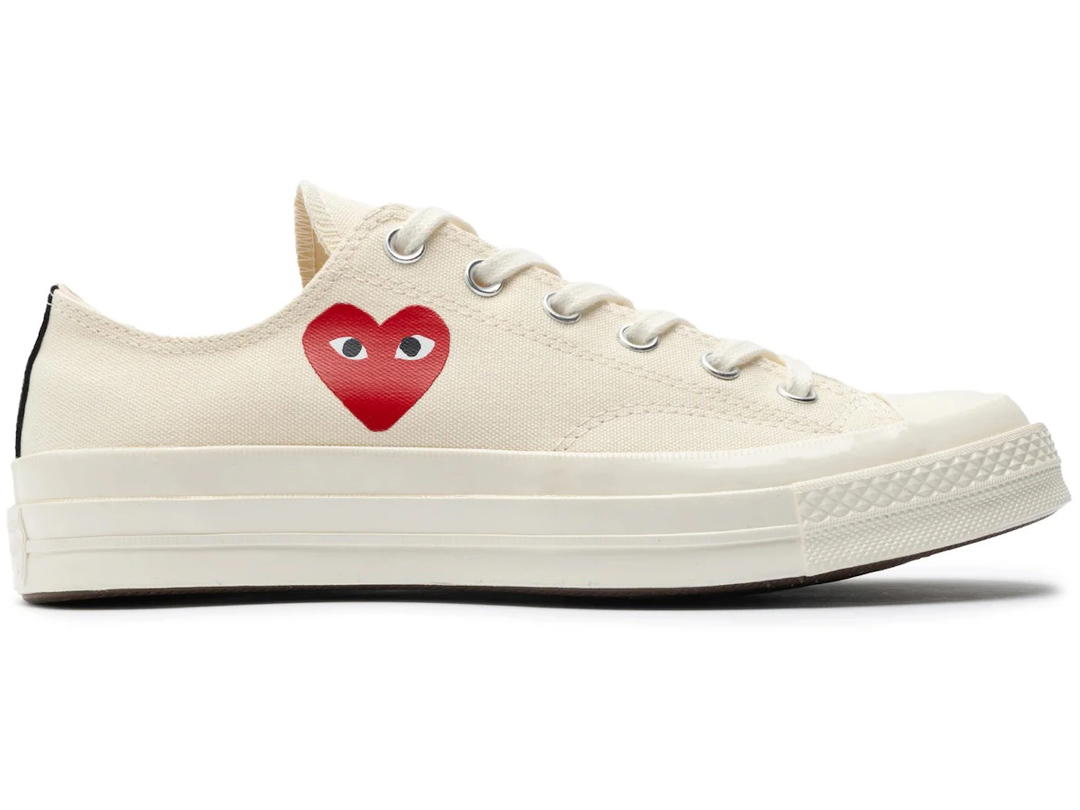 Converse Converse Chuck Taylor All Star 70 Ox Comme des Garcons PLAY Single Heart Milk