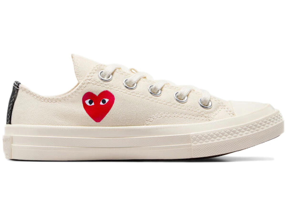 Converse Converse Chuck Taylor All Star 70 Ox Comme des Garcons PLAY Single Heart Milk (PS)