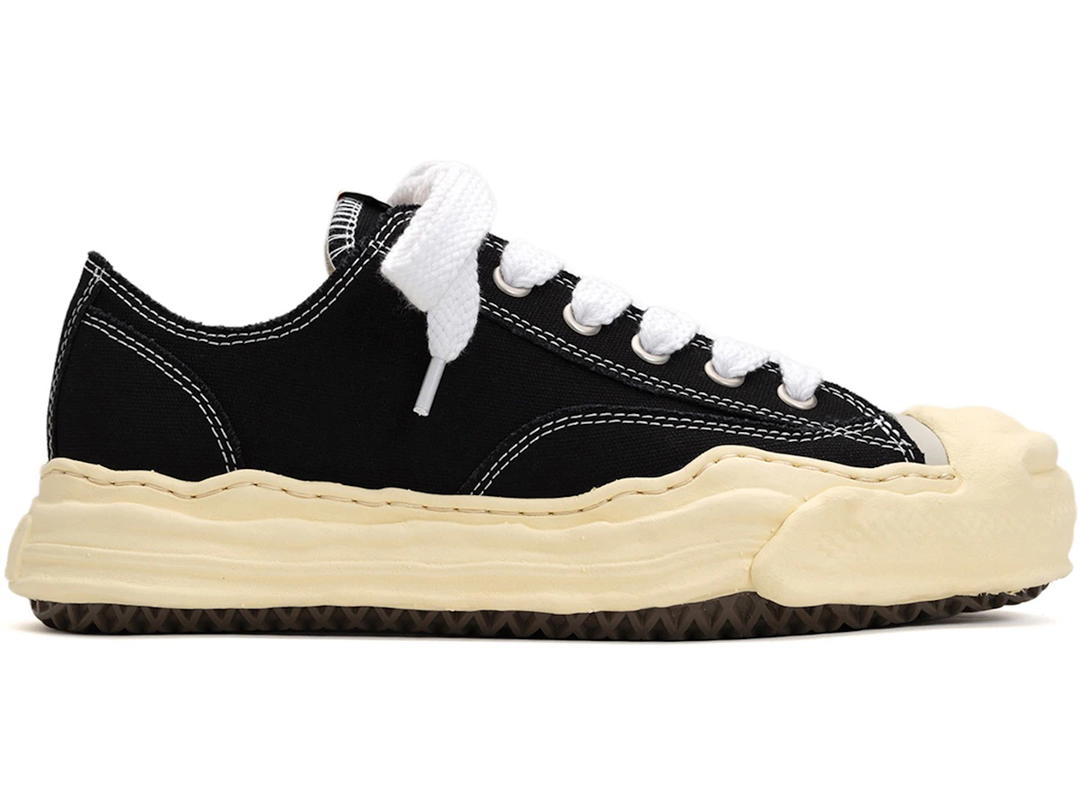 Maison Mihara Yasuhiro Maison Mihara Yasuhiro Hank Vintage Sole Canvas Low Black