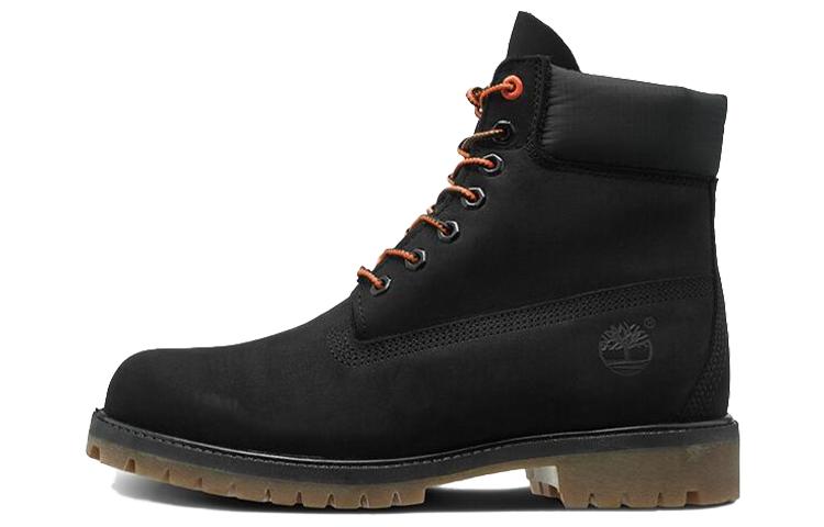 Timberland Timberland 6 Inch Premium Wide Fit Boots 'Black Nubuck'