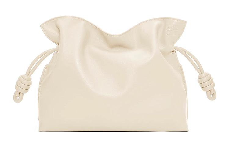 Loewe Loewe Nappa Cow Leather One Shoulder Crossbody Clutches Regular Women's Ecru