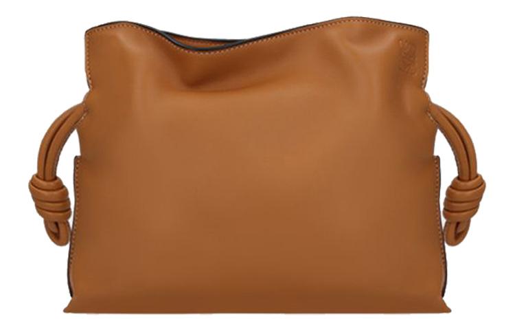 Loewe Loewe Flamenco Lambskin Clutch Mini Women's Light Umber