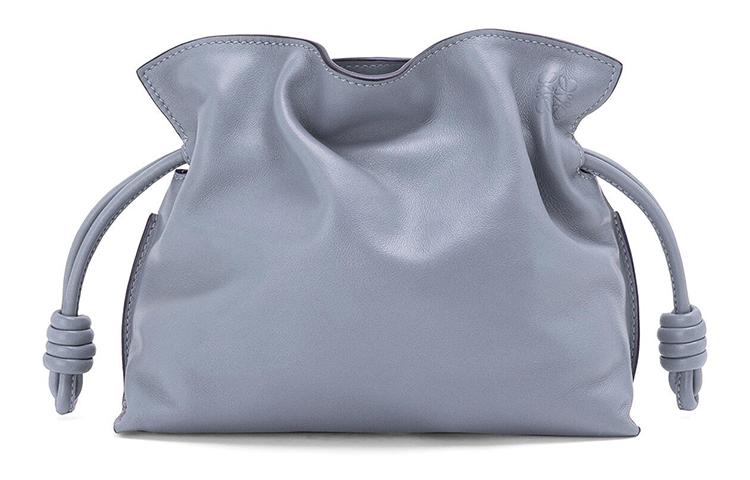 Loewe Loewe Flamenco Napa Calf Leather Clutches Shoulder Bag Crossbody Bag Mini Women's Atlantic Blue