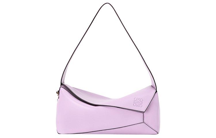 Loewe Loewe Puzzle Hobo Bag In Nappa Calfskin Bloom Orchid