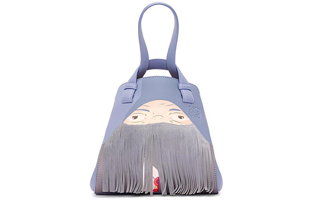 Loewe Loewe Howl's Moving Castle Hammock Nugget Satin Cow Leather Shoulder Bag Crossbody Bag Handbag Women's Purple