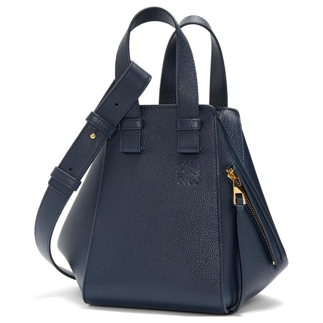 Loewe Loewe Hammock Soft Grained Calfskin One Shoulder Handbags Women's Dark Marine Blue