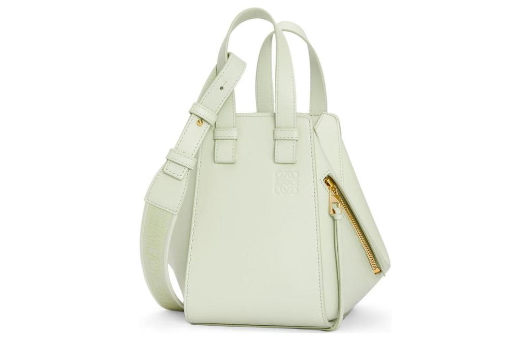 Loewe Loewe Hammock Satin Cow Leather Crossbody Handbag Shoulder Bag Women's Spring Jade Color