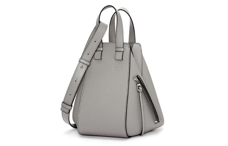 Loewe Loewe Calfskin Shoulder Bag Crossbody Bag Handbag Small Size Women's Pearl Gray