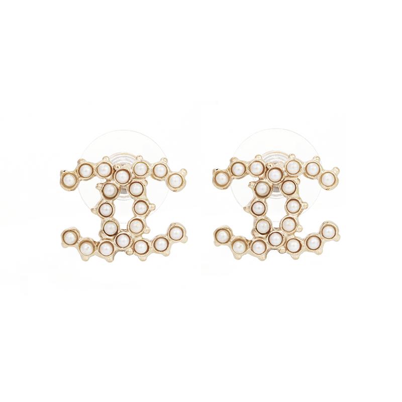 Chanel Chanel Metal Earrings Women's Gold