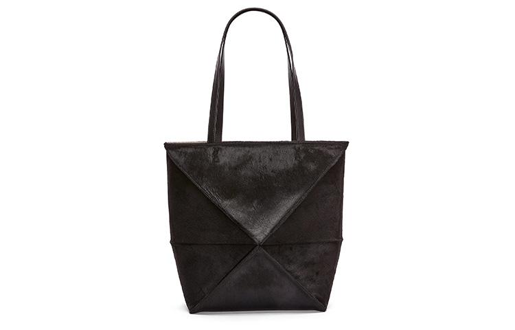 Loewe Loewe Cowhide Tote Bag, Shopping Bag, Shoulder Bag, Handbag Medium Size Women's Black