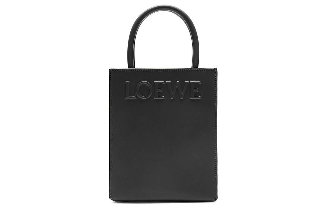 Loewe LOEWE Smooth Cow Leather Sheet Music Bag Tote Bag Shopping Bag Shoulder Bag Crossbody Bag Handbag Regular Women's Black