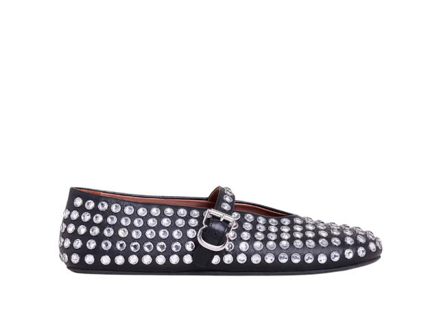 Alaia Alaia Leather Ballet Flats Black (Women'S) - view 1