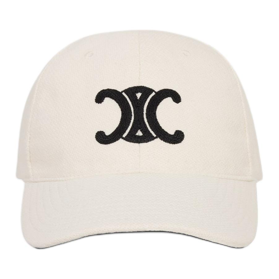 Celine Celine Triomphe Baseball Cap In Wool