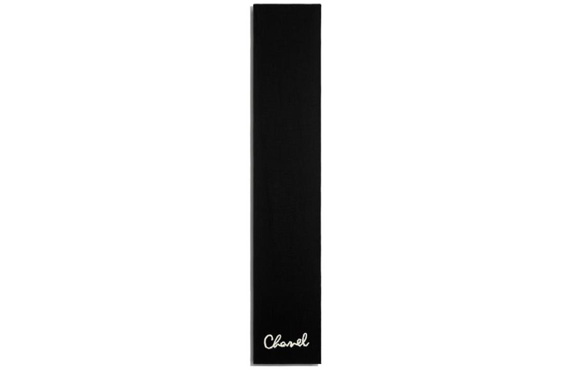 Chanel Chanel Knit Scarves Unisex Black
