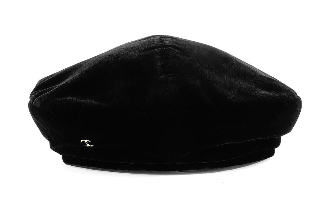 Chanel Chanel Velour Berets Women's Black