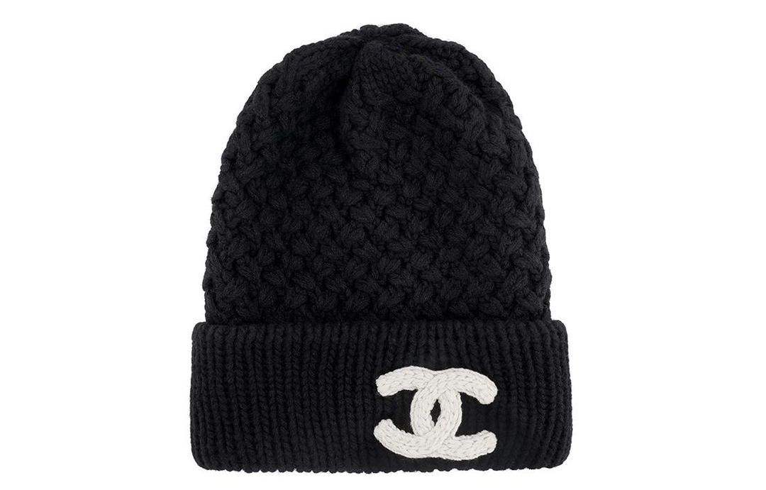 Chanel Chanel Cashmere Beanies Women's Black