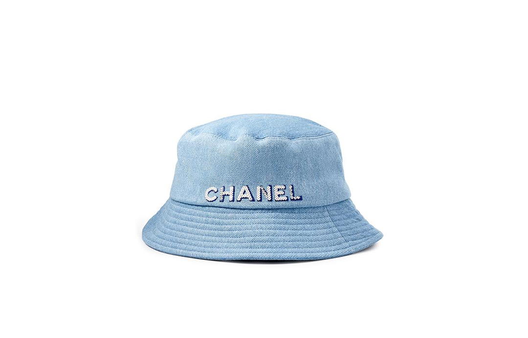 Chanel Chanel Cotton Bucket Hats Women's Blue