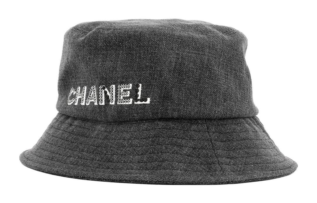 Chanel Chanel Cotton Bucket Hats Unisex