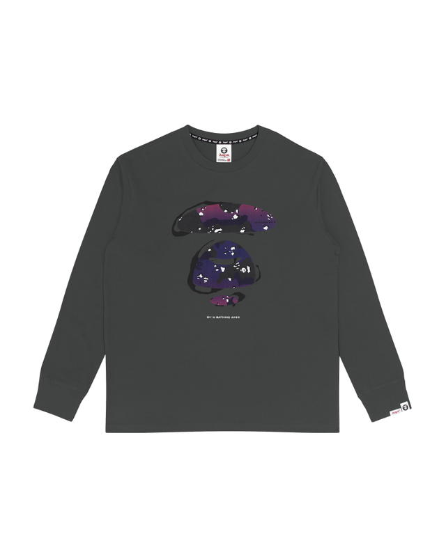 AAPE AAPE Long Sleeve Tee Grey - view 1