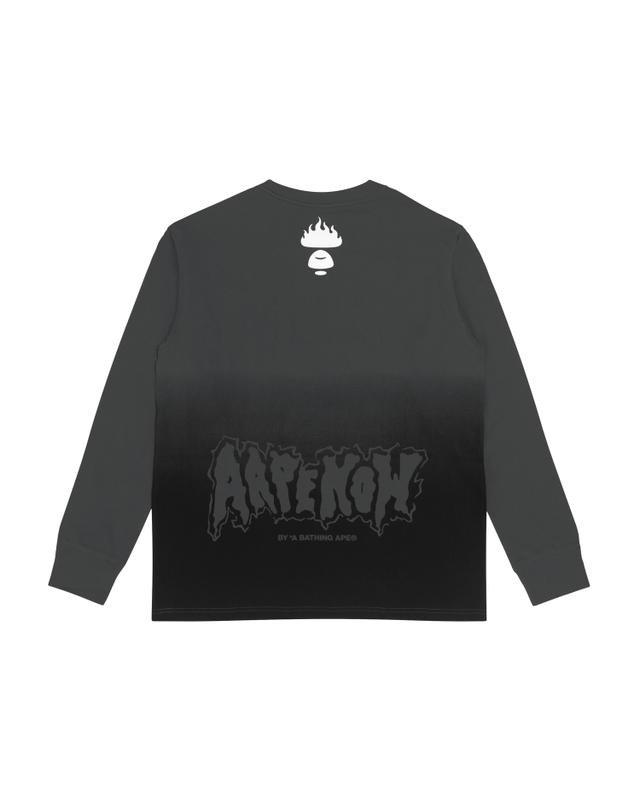 AAPE AAPE Long Sleeve Tee Grey - view 2