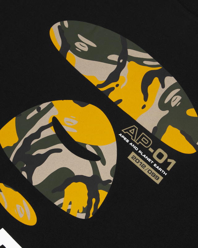 AAPE AAPE Long Sleeve Tee Black - view 3