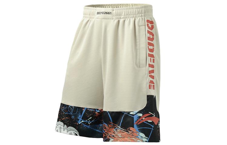 Li-Ning LiNing Badfive Basketball Shorts Men's Coast Gray