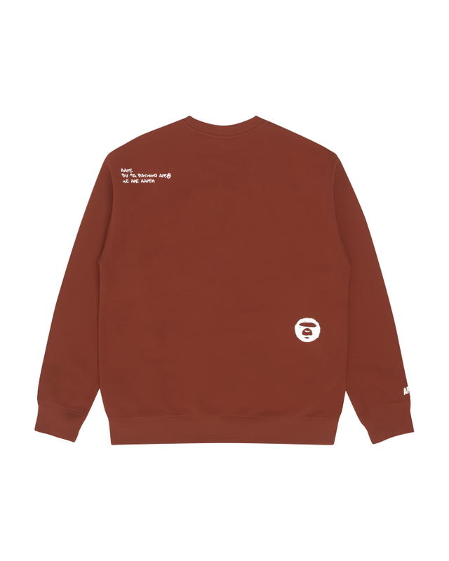 AAPE AAPE Sweat Shirt Orange - view 2