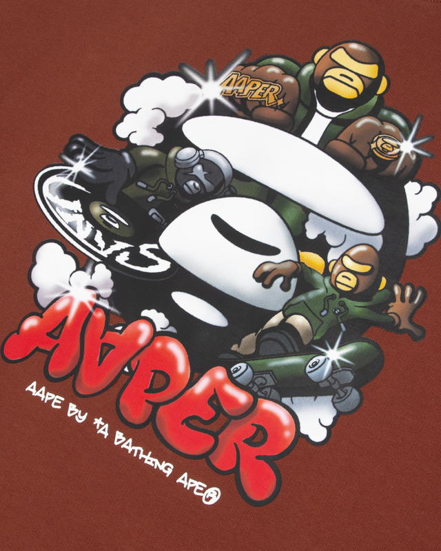 AAPE AAPE Sweat Shirt Orange - view 3