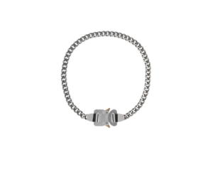 Buy 1017 ALYX 9SM Metal Buckle Necklace Silver at Sasom – Authentic and Ready to Ship
