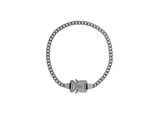 1017 ALYX 9SM 1017 ALYX 9SM Metal Buckle Necklace Silver - view 2