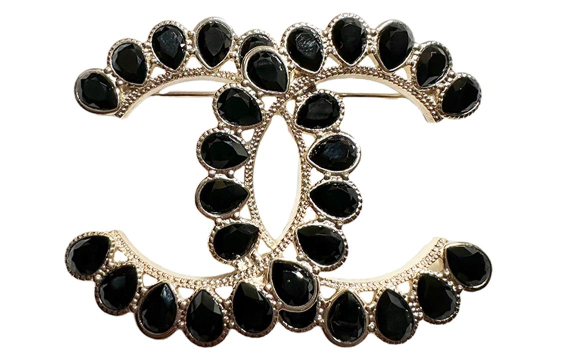 Chanel Chanel Brooches Women's Black