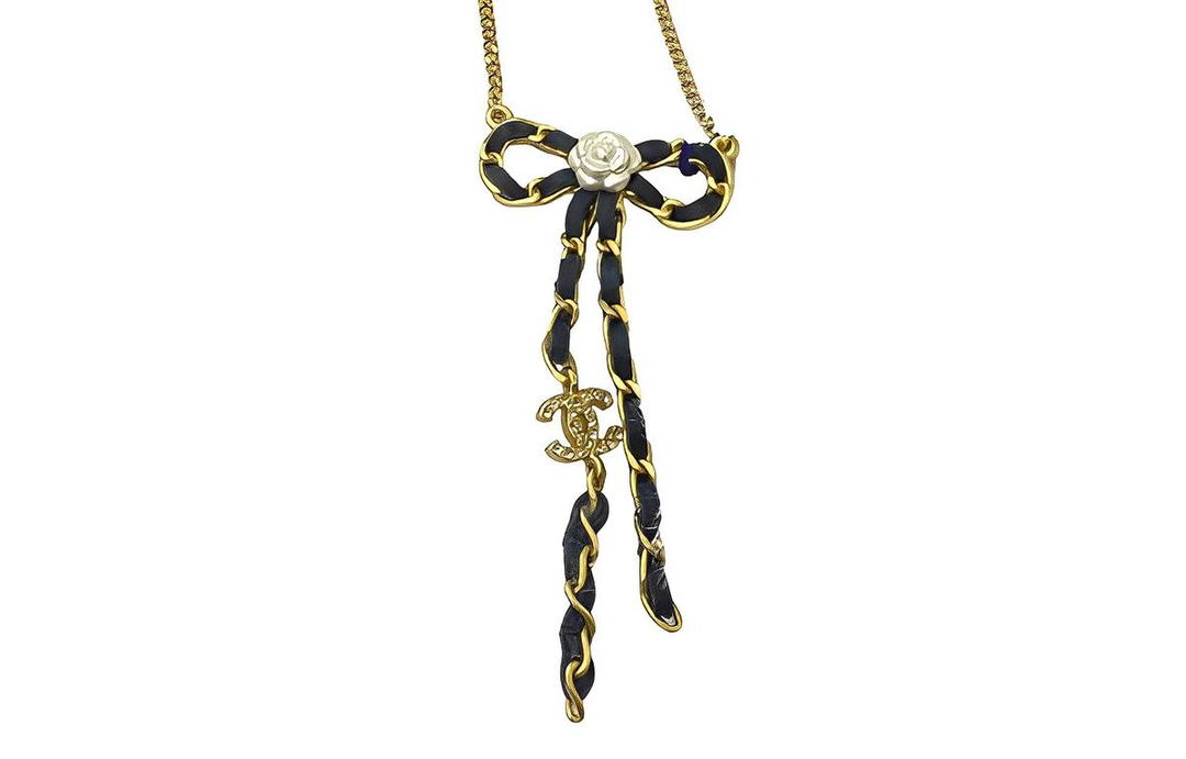 Chanel Chanel Necklaces Women's Black