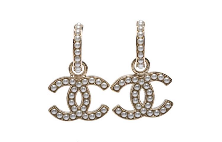 Chanel Chanel Earrings Women's Gold