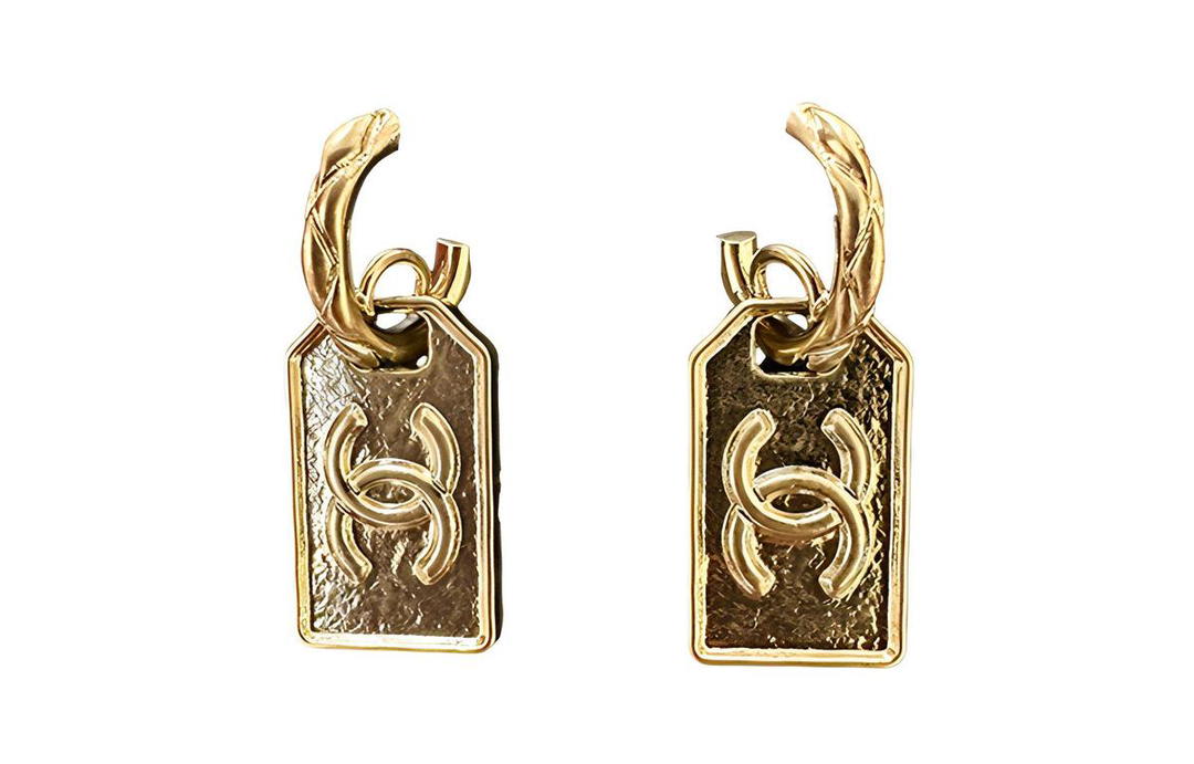 Chanel Chanel Earrings Women's Gold