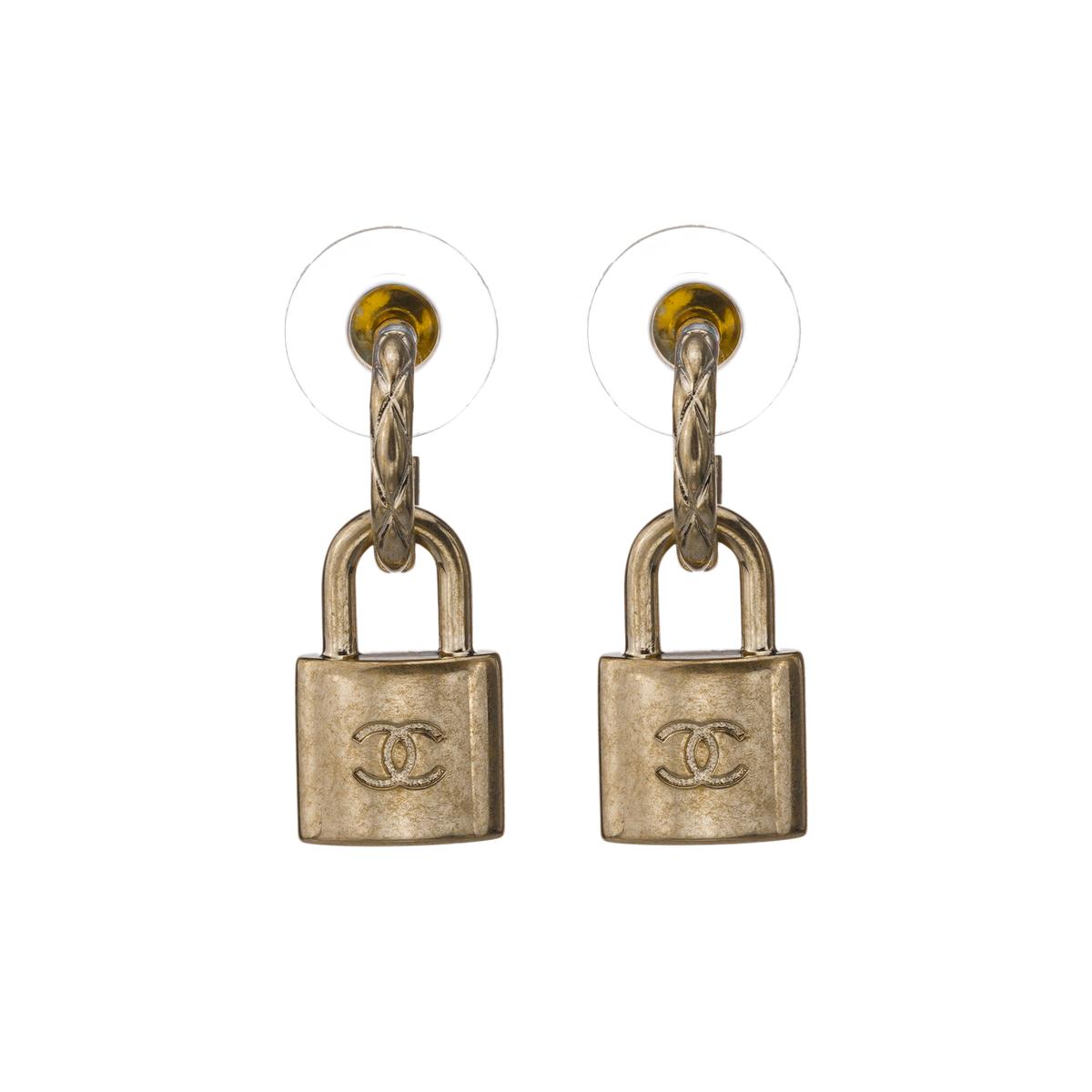 Chanel Chanel Earrings Women's Gold