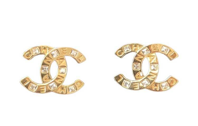 Chanel Chanel Earrings Women's Gold