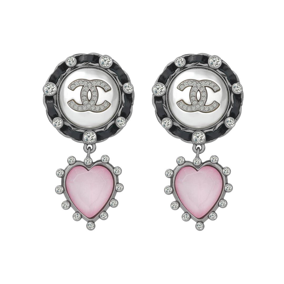 Chanel Chanel Stud Earrings Women's