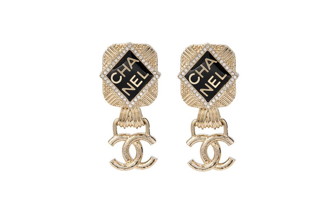 Chanel Chanel Earrings Women's Gold
