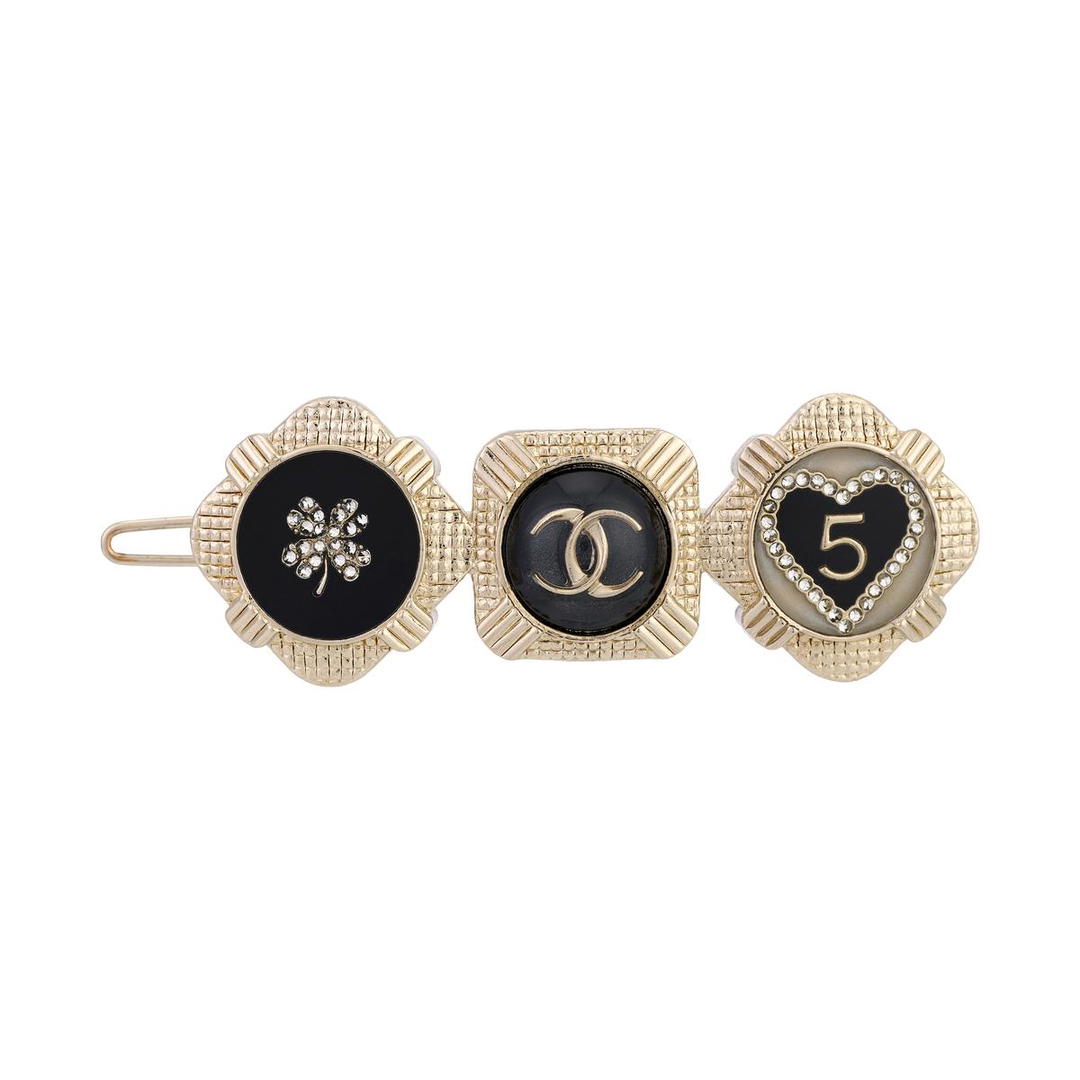 Chanel Chanel Hair Clips Women's Gold