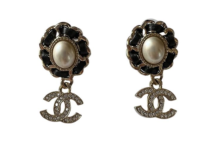 Chanel Chanel Earrings Women's Gold, Silver